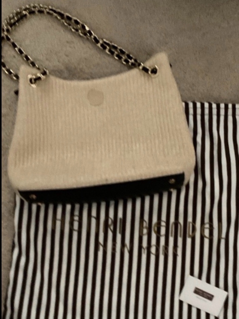 Henri Bendel rattan Chain-Handle Shoulder Bag
